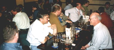 This years 50MHz DXers dinner, held near Sandown Park the night before the UKSMG AGM, was highly successul with more than 25 six metre nuts from around the world attending.  Some serious rag-chewing took place after the meal!